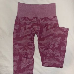 NVGTN Pink Camo Seamless Leggings